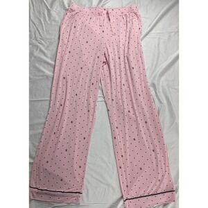 Victoria's Secret Pink Polka Dot Pajama Pants Sleepwear Lounge M soft cozy